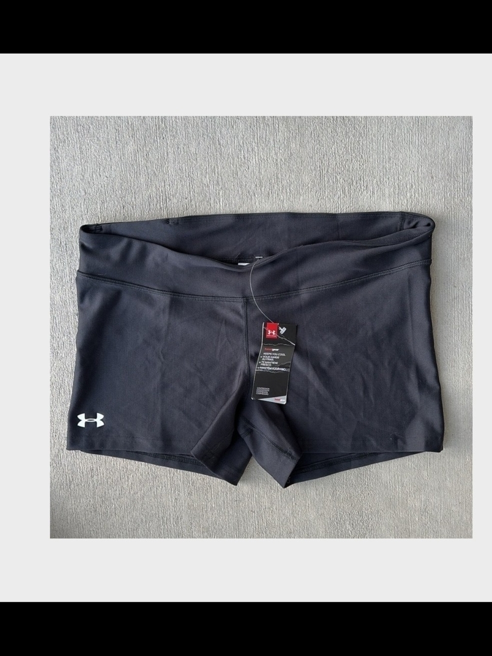 Under Armour Women’s Black Performance Bike Shorts